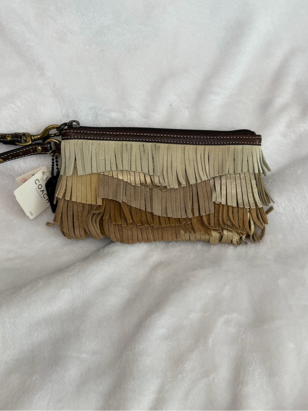 Coach Y2K Fringe Wristlet - Picture 2 of 5